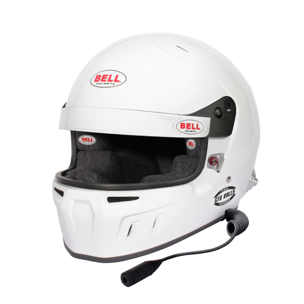 Bell GT6 Rally Helmet White (HANS)